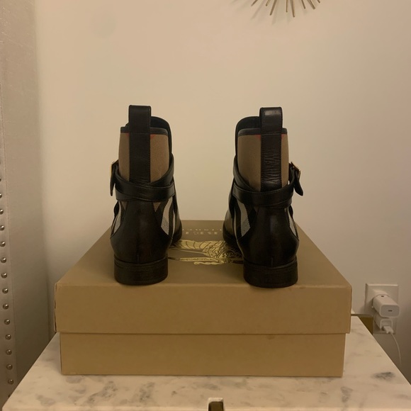 Pryle Equestrian Check Ankle Booties - Picture 3 of 5